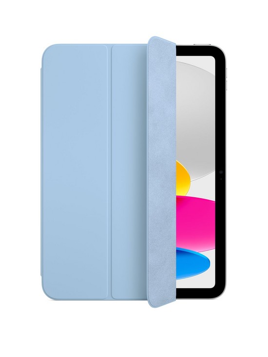 front image of apple-smart-folio-for-ipad-10th-gen-2022-sky