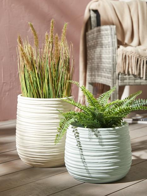 very-home-ribbed-planter-set-of-2