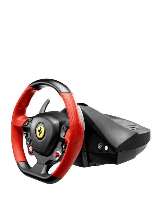 front image of thrustmaster-ferrari-458-spider-racing-wheel-for-xbox-series-xs-xbox-one-pc