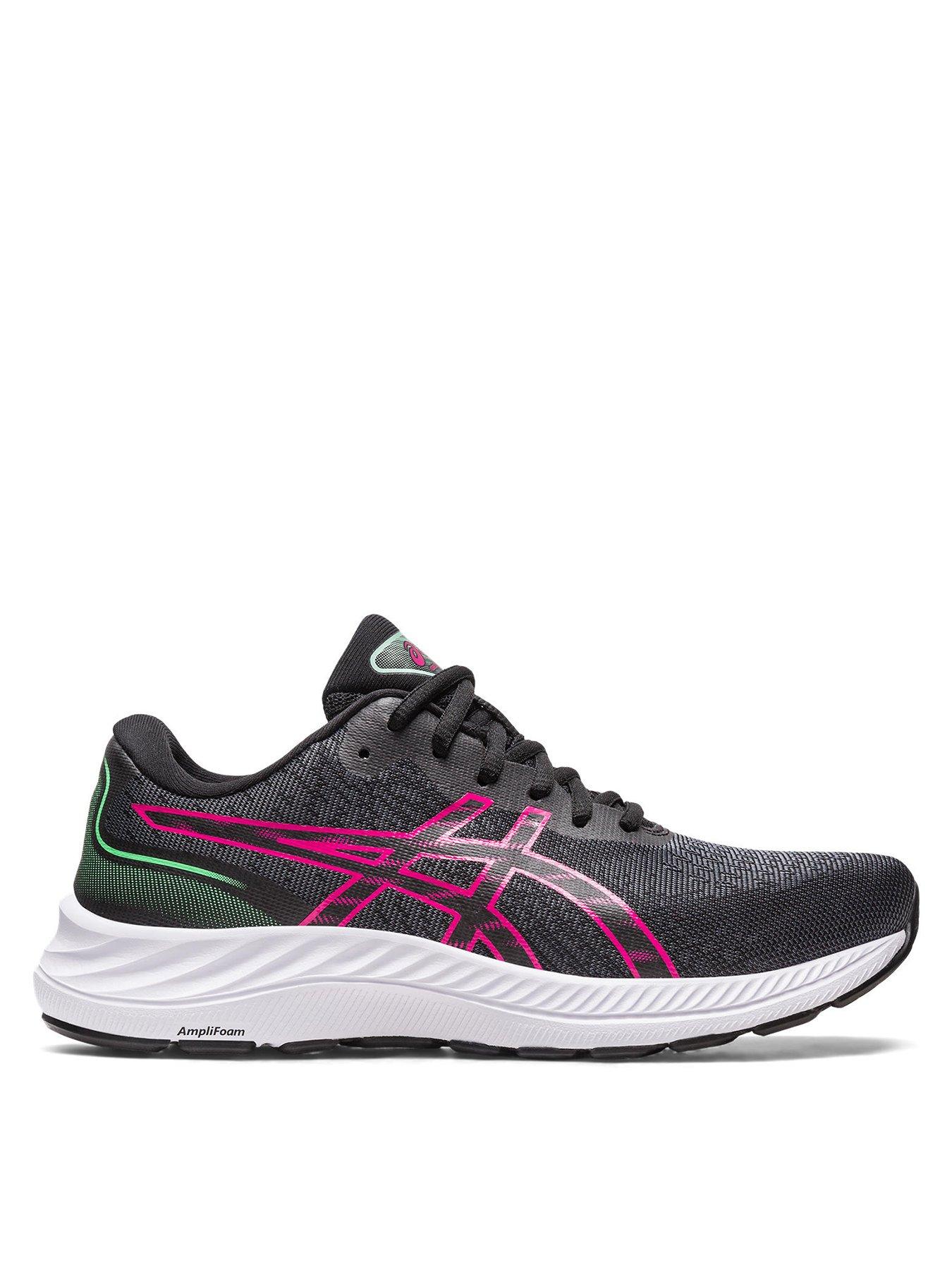 Asics fluorescent outlet trainers