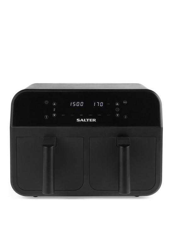 front image of salter-dual-air-fryer-74l