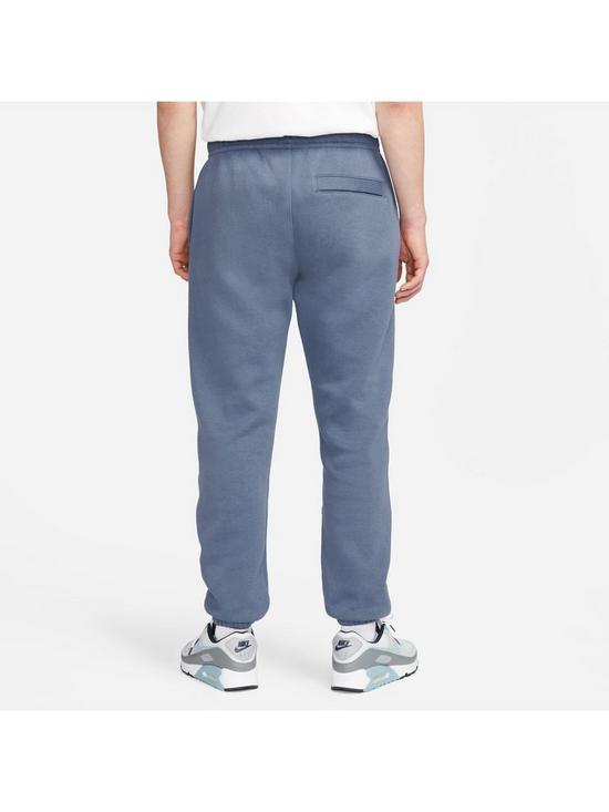 stillFront image of nike-nsw-club-stacked-logo-cuff-jogger-blue