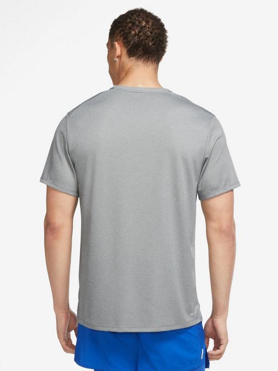 stillFront image of nike-run-miler-t-shirt-grey