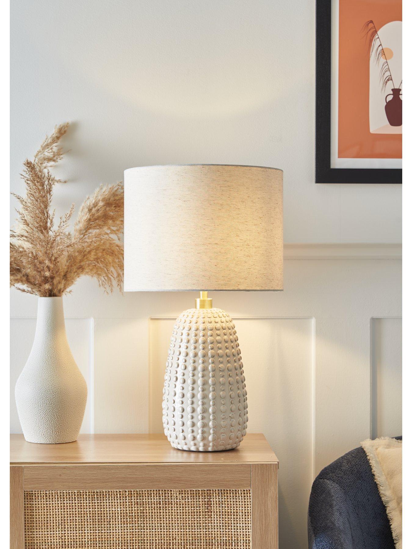 the-very-collection-casa-dot-table-lamp-nude