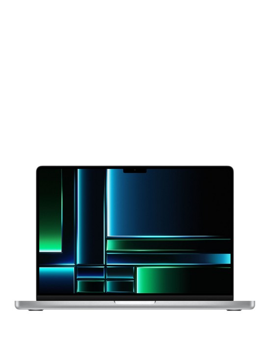 front image of apple-macbook-pro-m2-pro-2023-14-inchnbspwith-10-core-cpu-and-16-core-gpu-512gb-ssd-silver