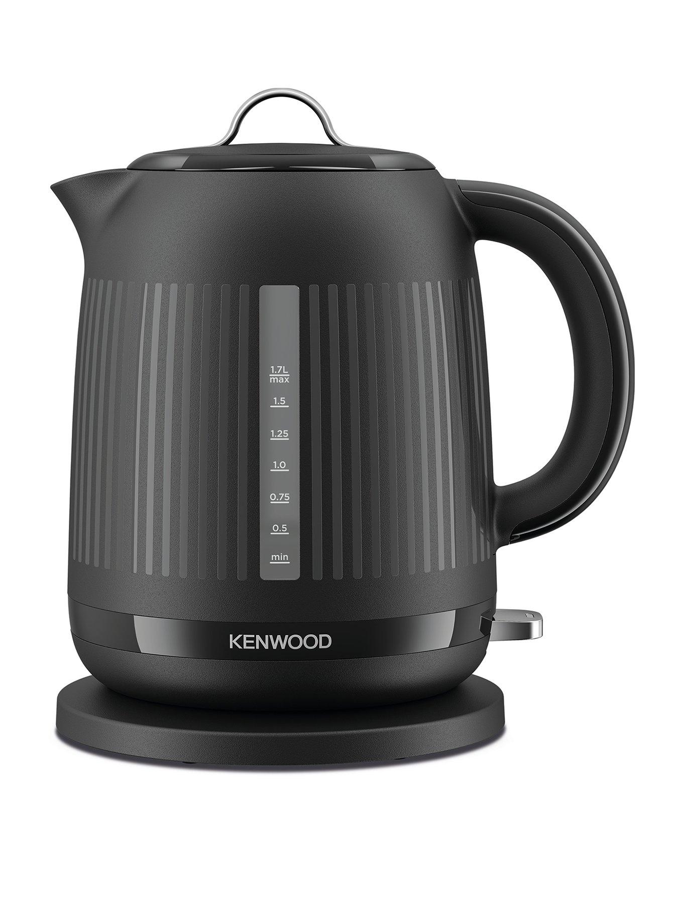 Smeg KLF03SSUK 50's Style Jug Kettle, Soft Opening, 360 Swivel Base,  Anti-Slip Feet, 300W, 1.7L