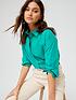  image of v-by-very-cotton-relaxed-shirt-green