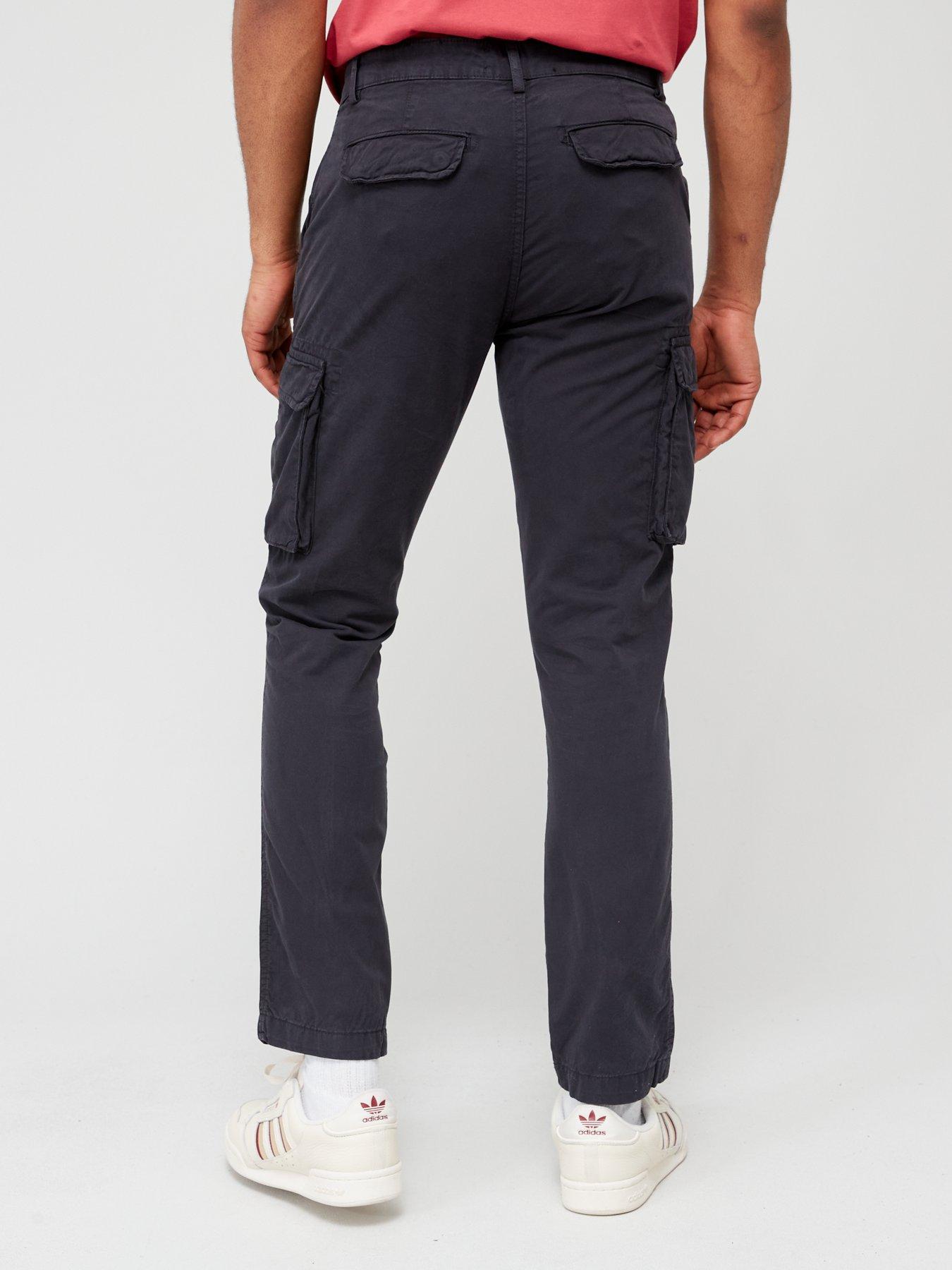 Lyle & Scott Main Road Cargo Trousers - Black | littlewoods.com