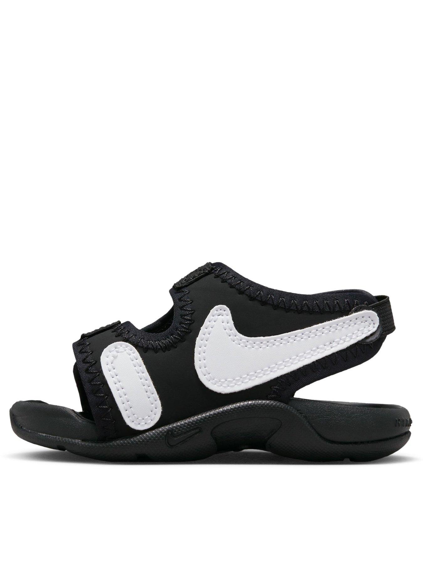 Black nike infant sandals hot sale