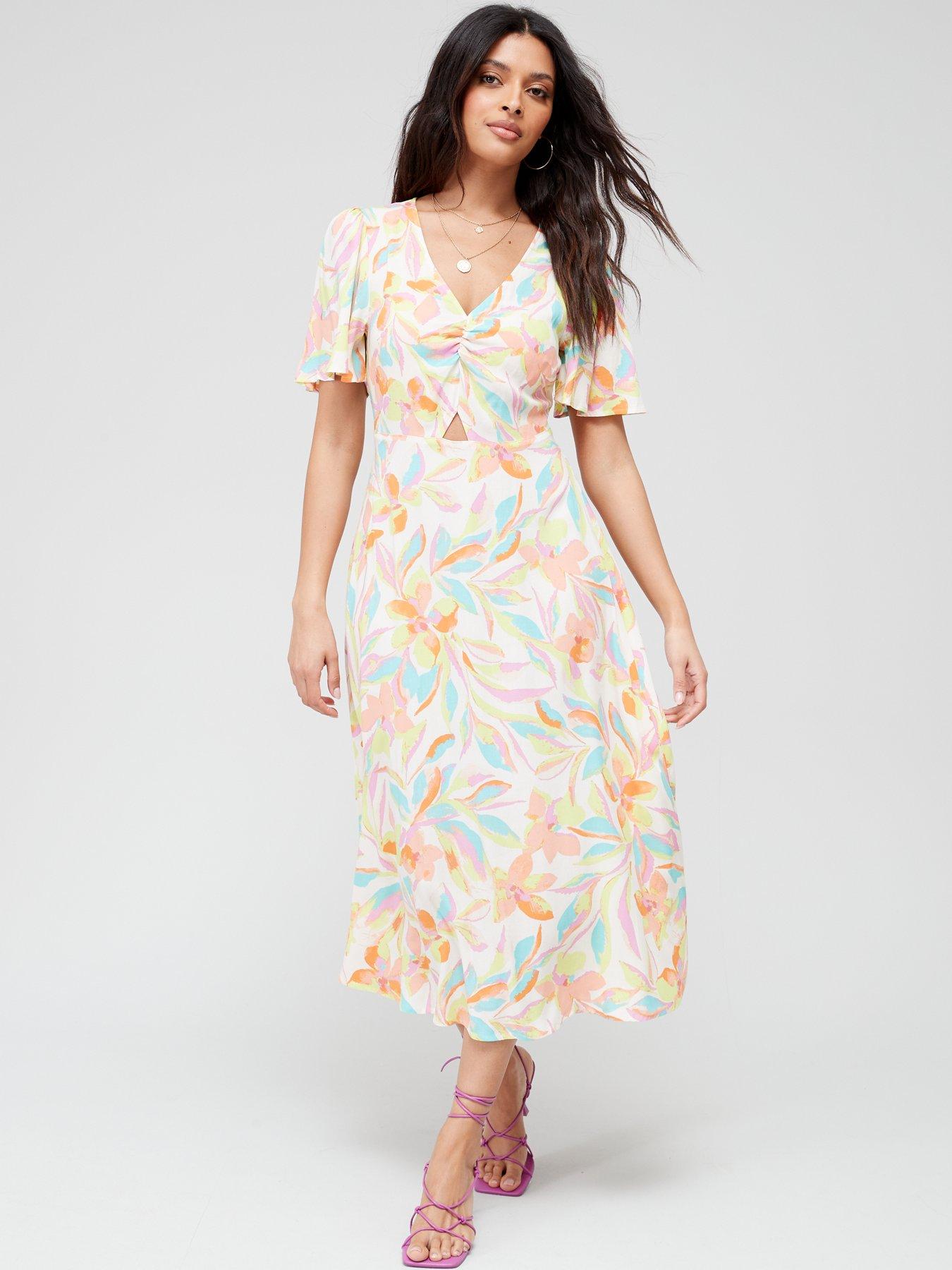 V by very floral dress sale