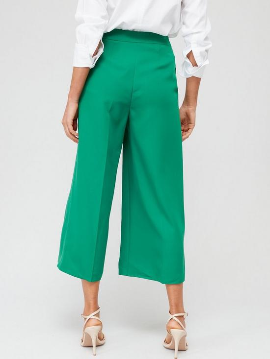 stillFront image of v-by-very-pleat-detail-tailored-culotte