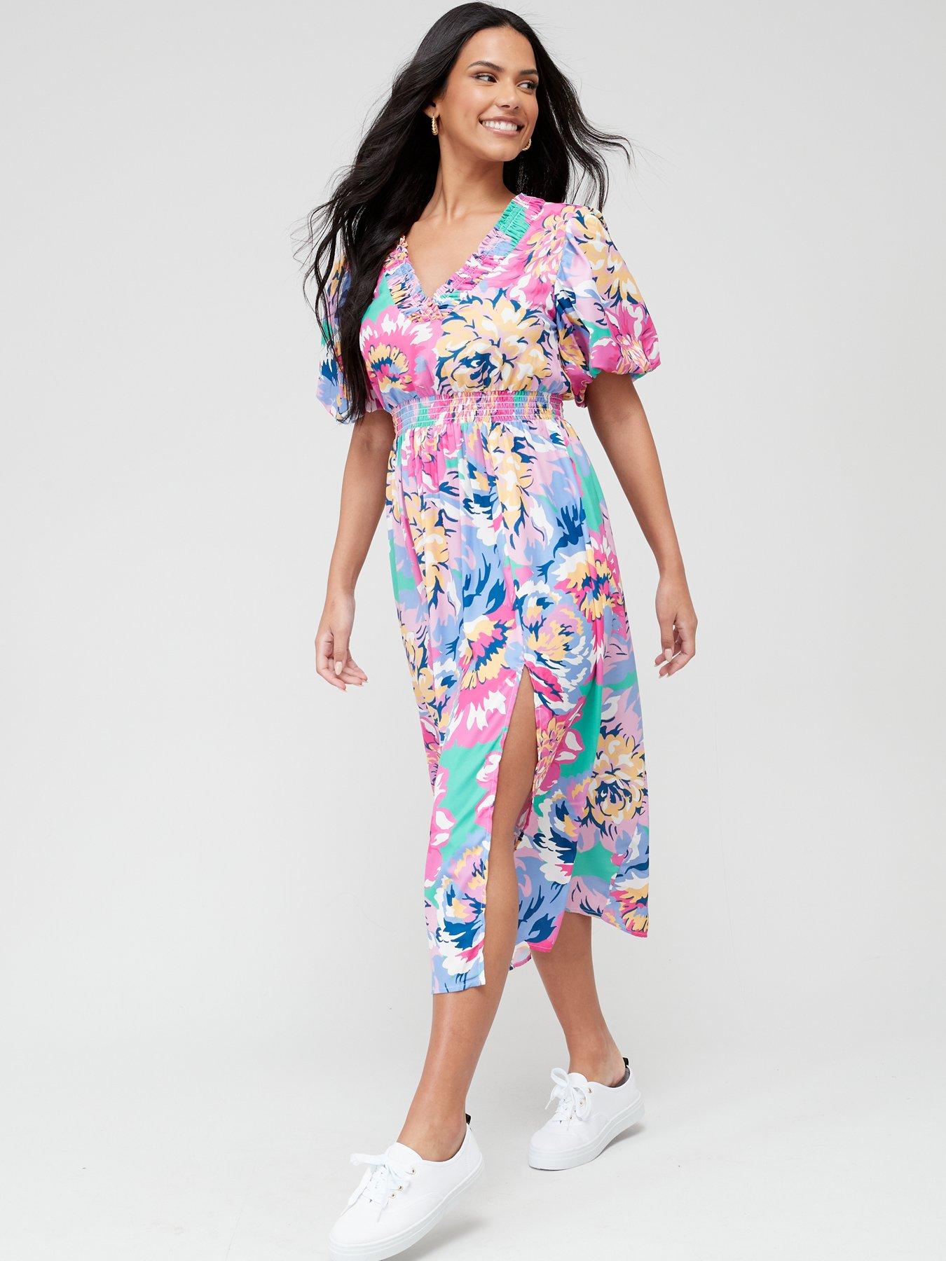 V by shop very floral dress