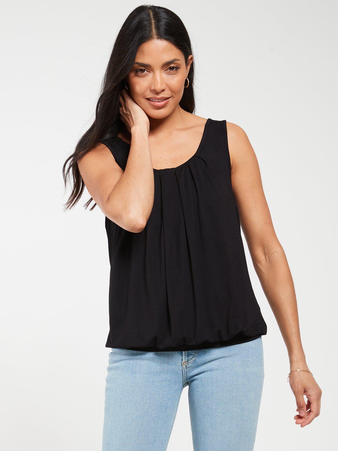 Bubble hem sale vest top