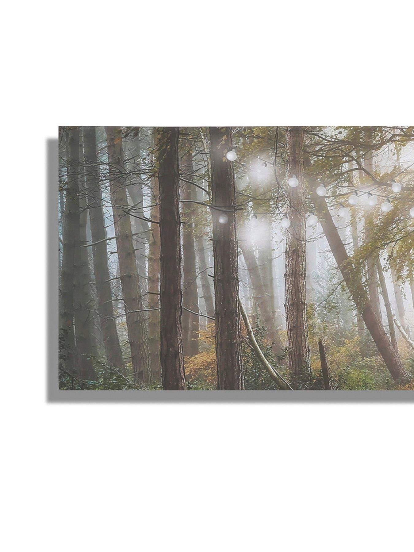  image of art-for-the-home-woodland-wander-led-canvas-wall-art