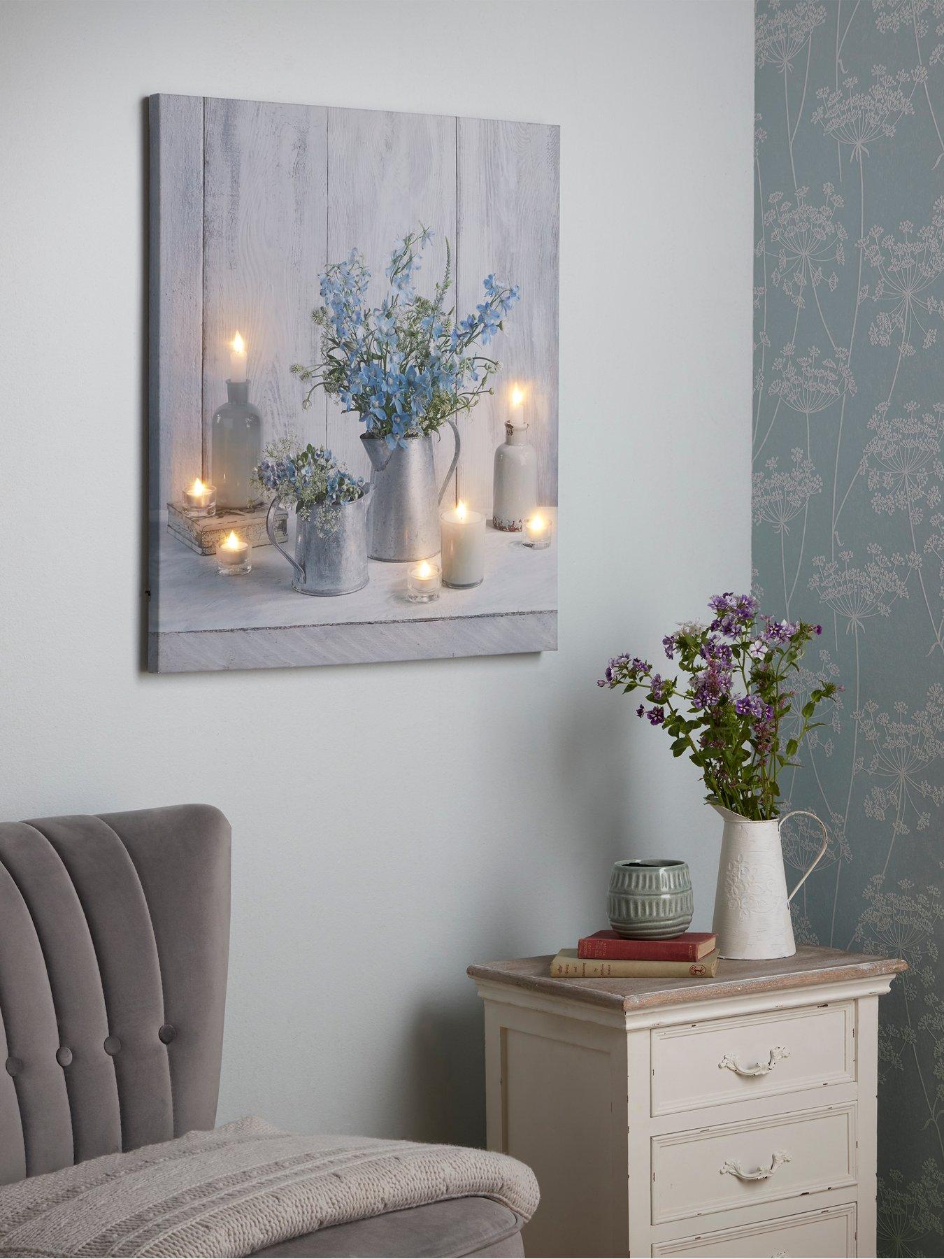  image of art-for-the-home-something-blue-led-canvas-wall-artnbsp