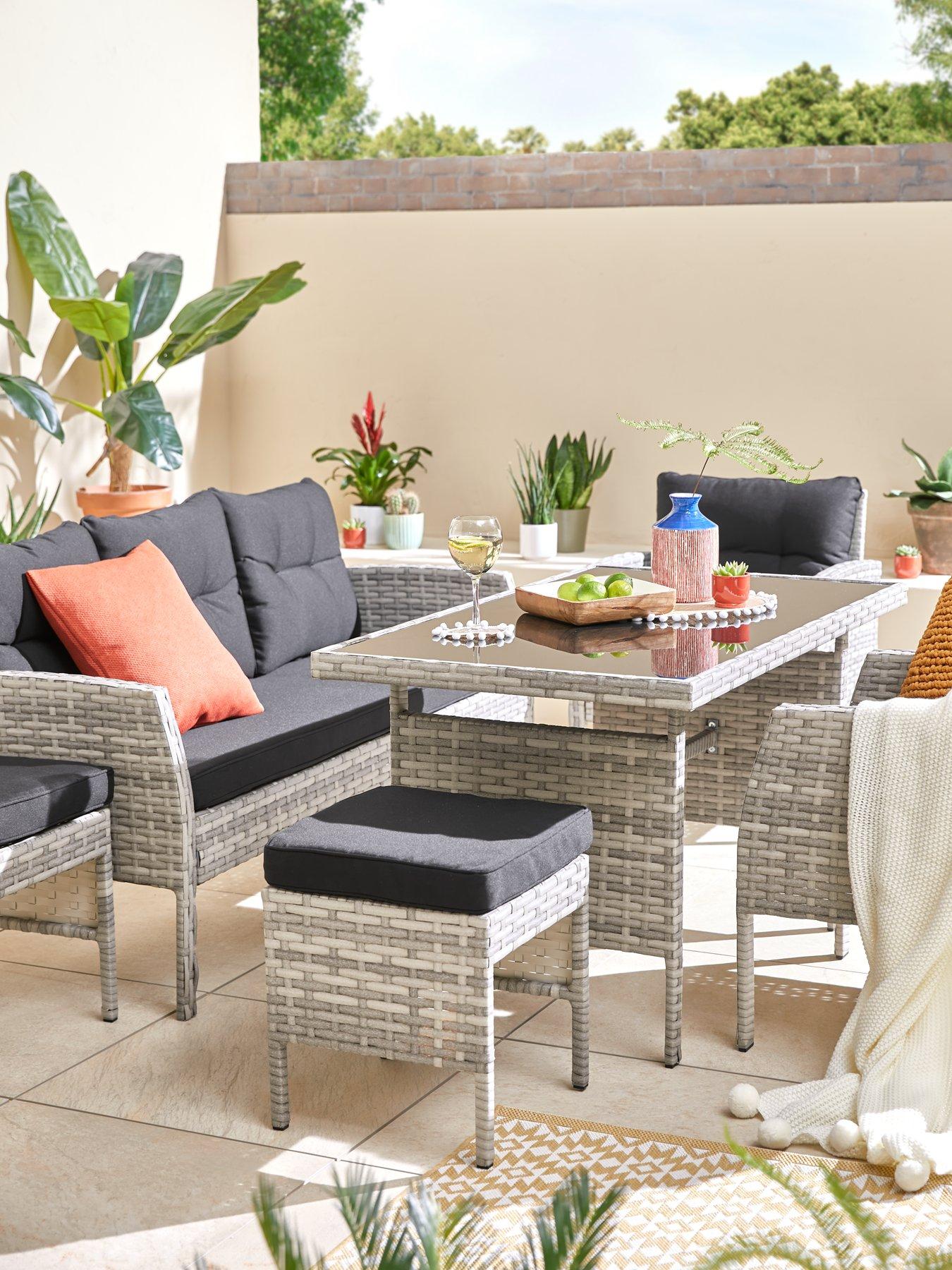 Very Home Desert Casual Dining Set Garden Furniture Littlewoods