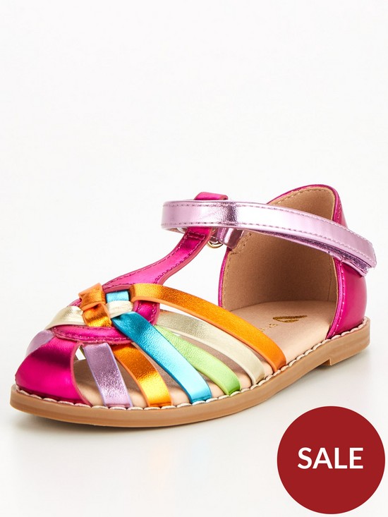 front image of v-by-very-girls-closed-toe-sandal-multi