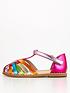  image of v-by-very-girls-closed-toe-sandal-multi