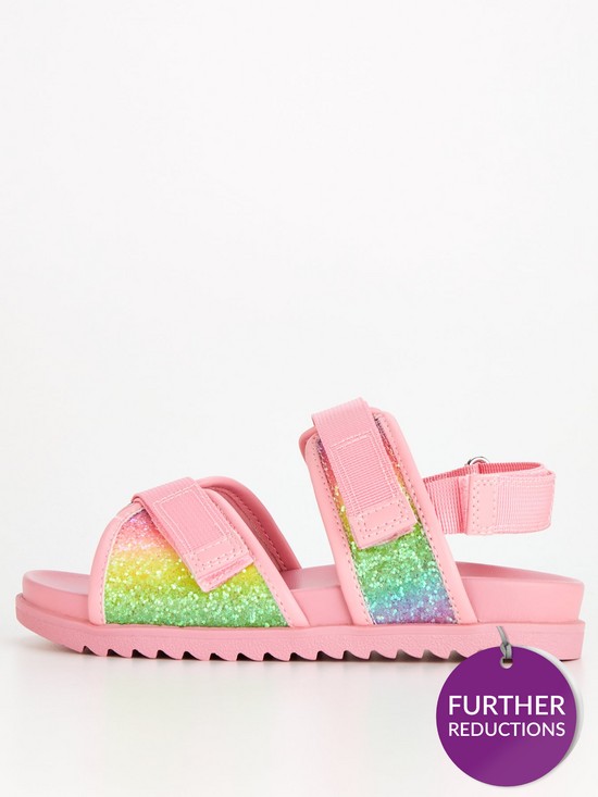 stillFront image of v-by-very-girls-chunky-sandal-pink