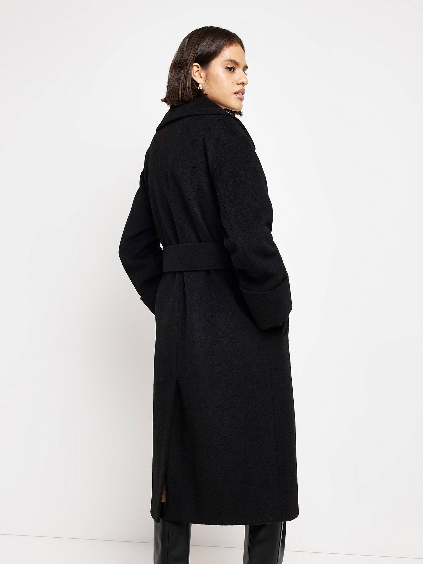 River island 2024 belted coat