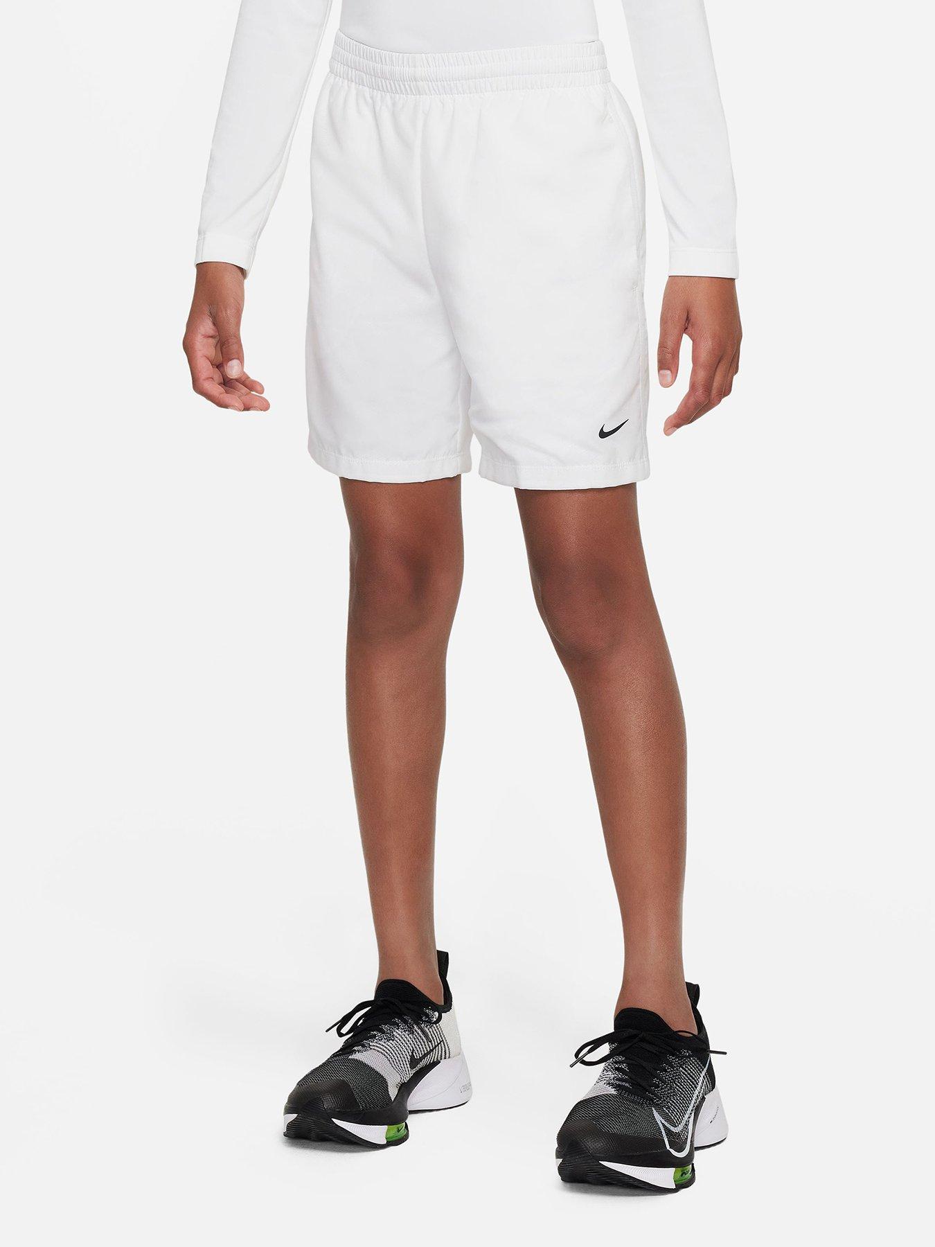 Nike Older Boys Dri-FIT Woven Multi Shorts - White