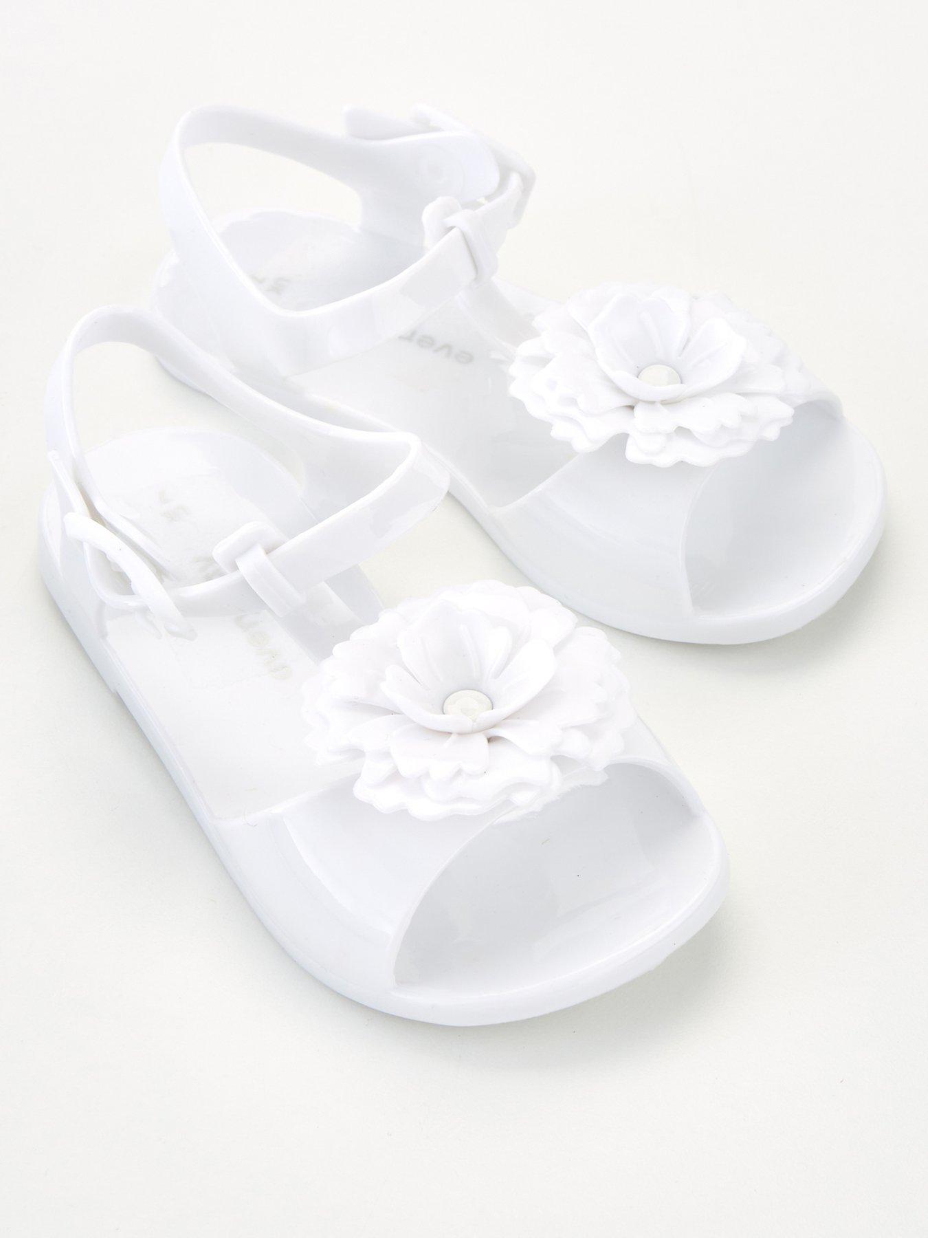Everyday Girls Daisy Jelly Sandal White