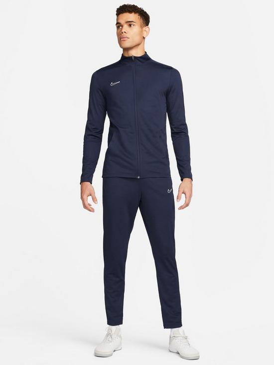 front image of nike-academy-23-dry-tracksuit-navy