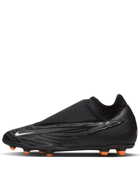 front image of nike-mens-phantom-gtnbspclub-df-firm-ground-football-boots-black