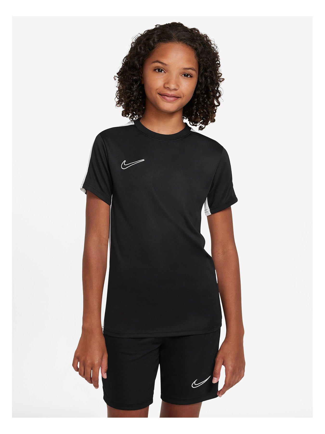 Nike academy cheap black t shirt