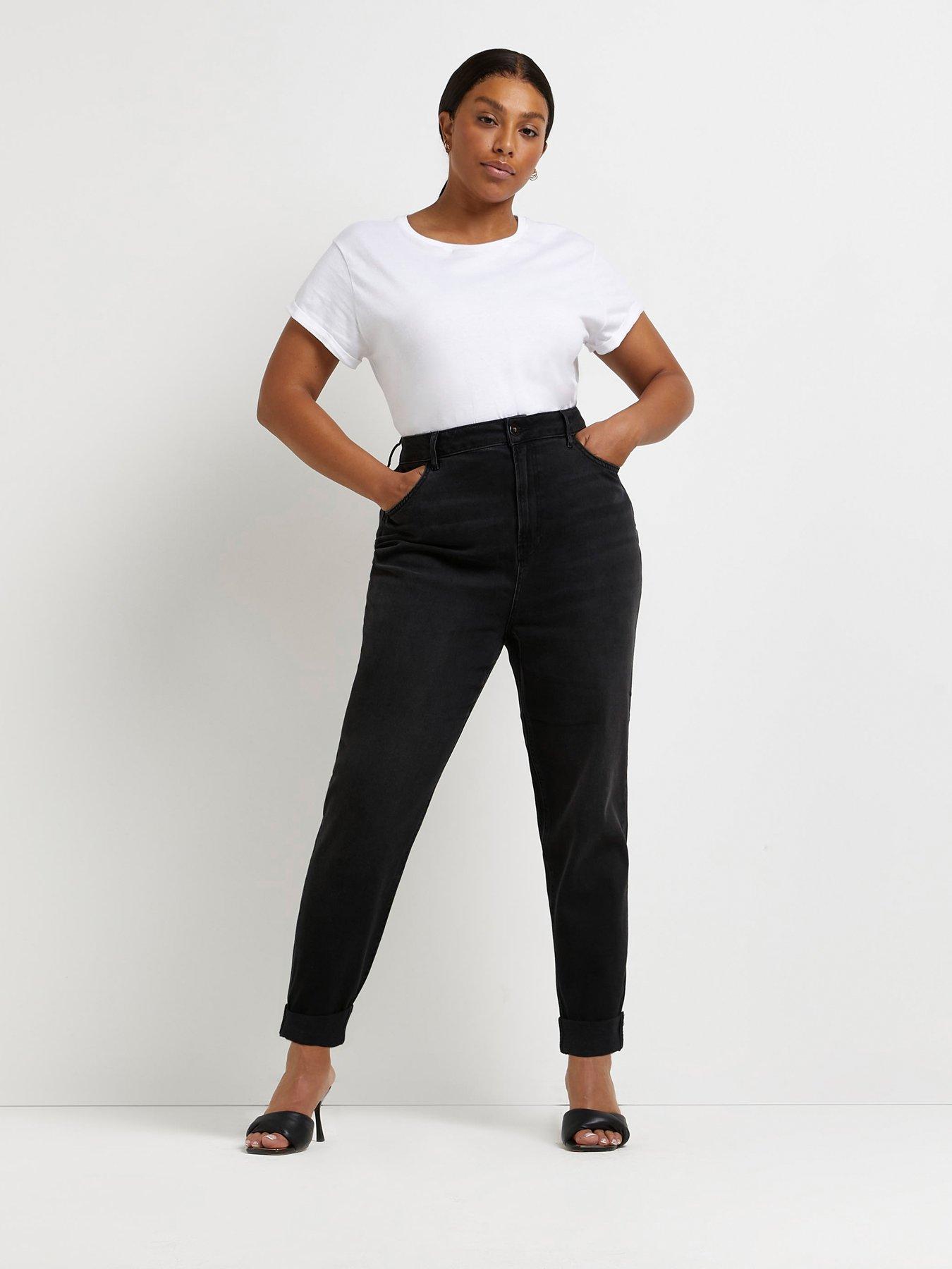  image of ri-plus-plus-mom-jean-black