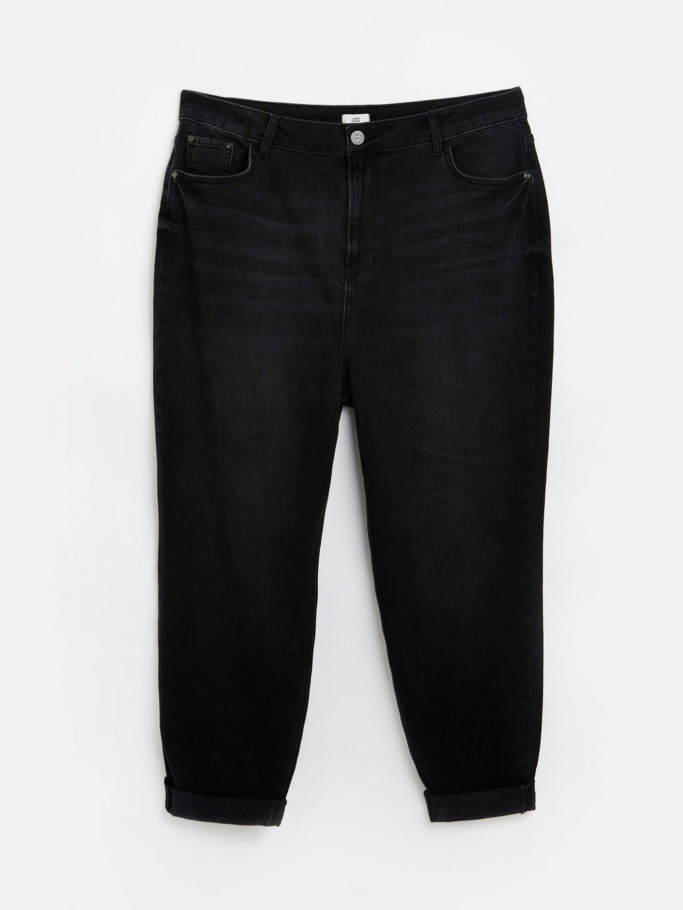  image of ri-plus-plus-mom-jean-black