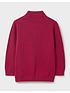  image of crew-clothing-boys-half-zip-knitted-jumper-pink
