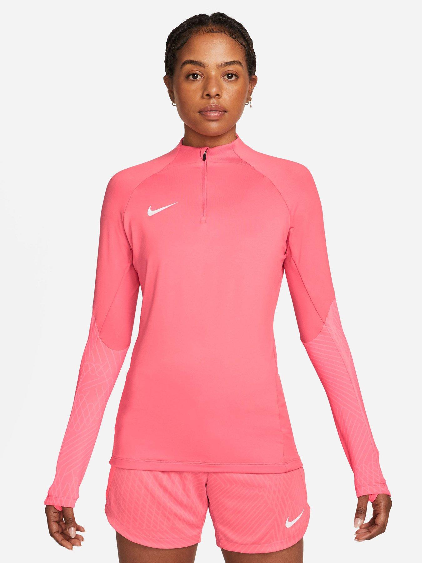 pink dri fit long sleeve