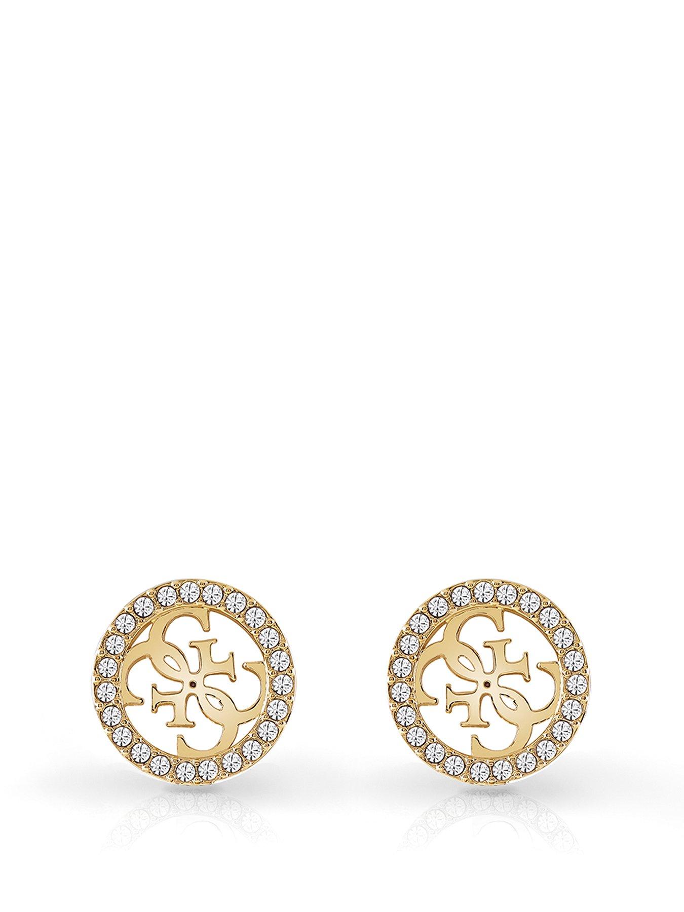 guess-studs-party-12mm-4g-logo-stud-earrings-yellow-gold