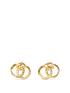  image of guess-forever-links-18mm-forever-links-studs-yellow-gold