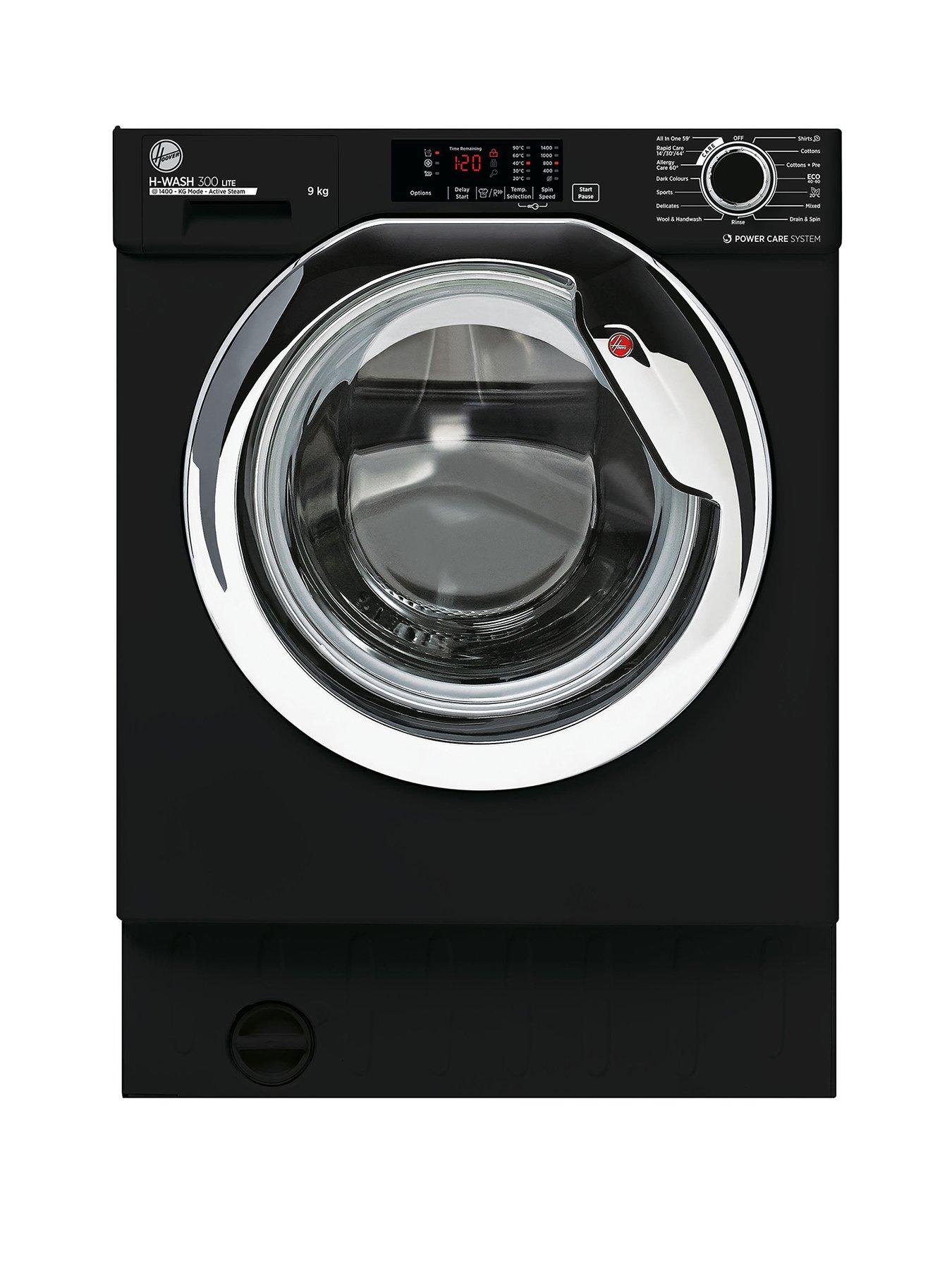 hoover-h-wash-hbws-49d3acbe80-9kg-load-1400-spin-integrated-washing-machine-black-with-chrome-door