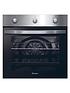  image of candy-pci27xchw6lx-multi-function-oven-with-4-burner-gas-hob-black-glass-with-stainless-steel