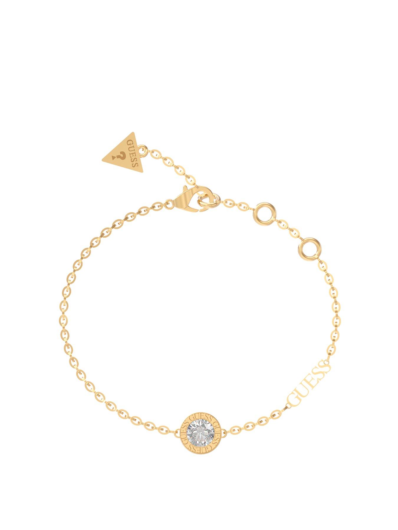 undefined Color My Day Clear Charm Bracelet Yellow Gold
