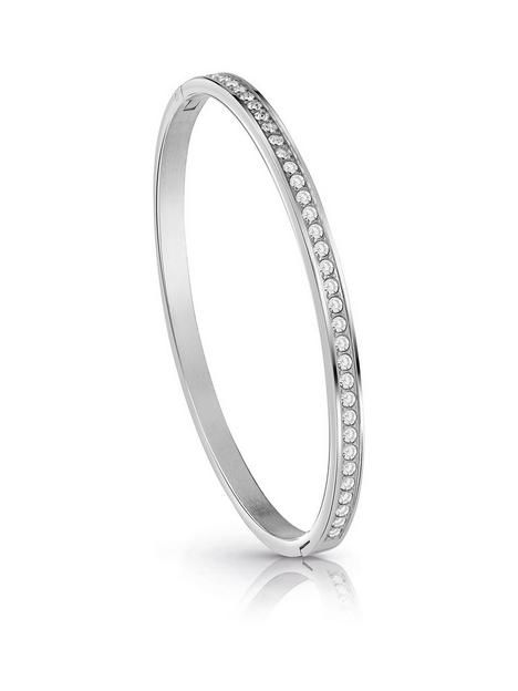 guess-color-my-day-clear-bangle-silver