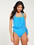  image of everyday-mix-and-match-blouson-tankini-top-blue