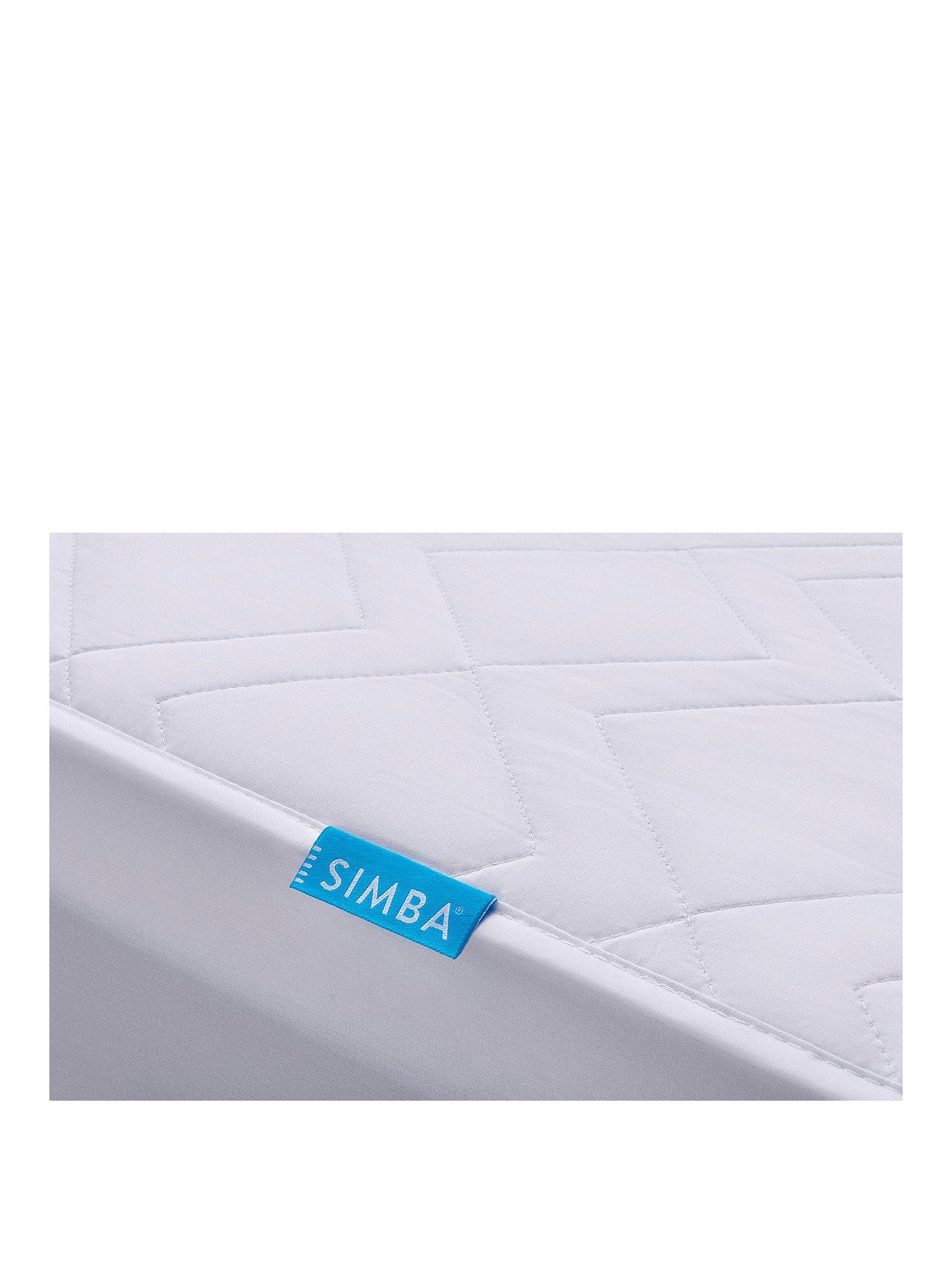  image of simba-performance-mattress-protector--king-white
