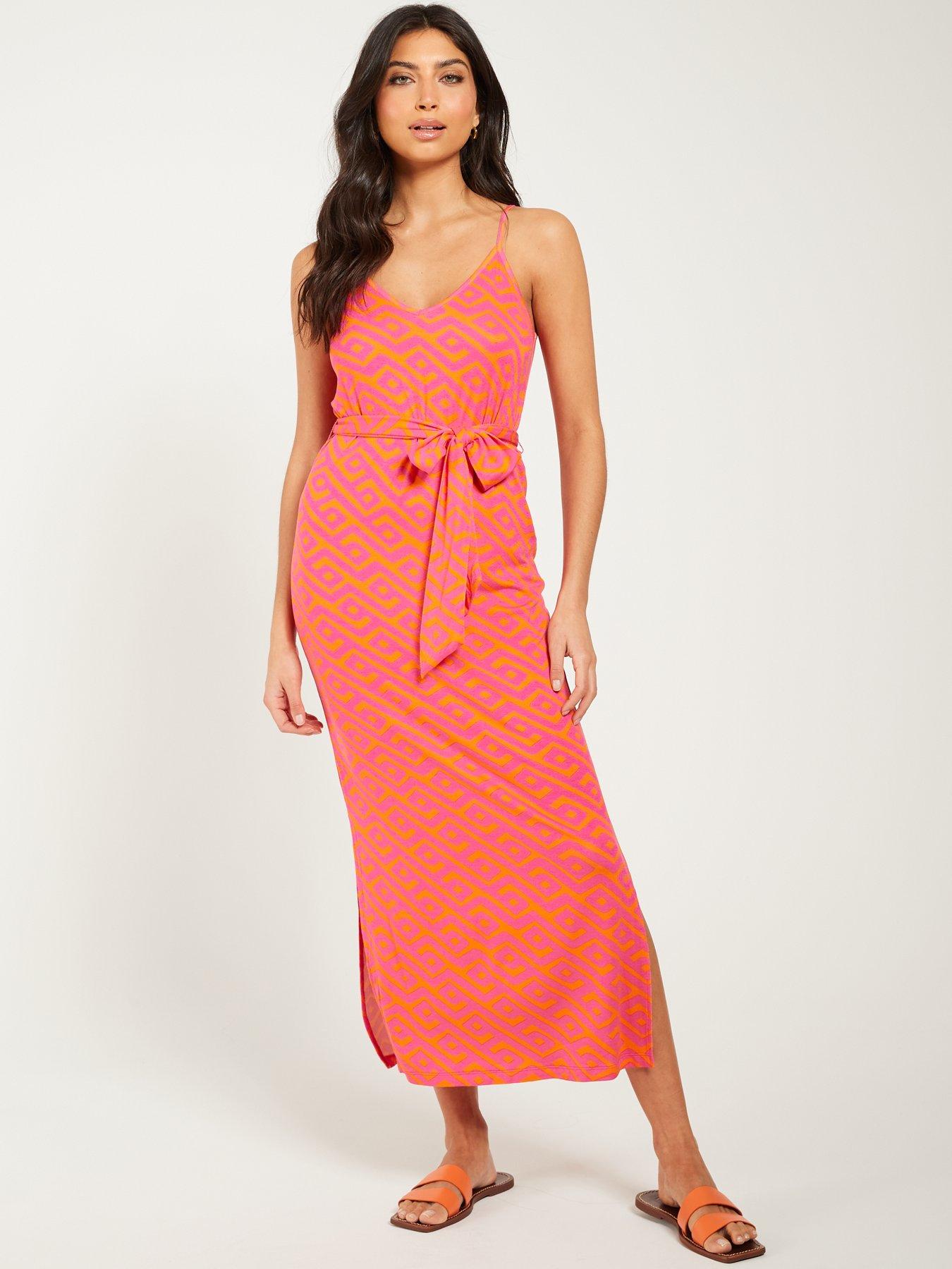 Everyday Belted Dress  Belted dress, Dress, Red dress