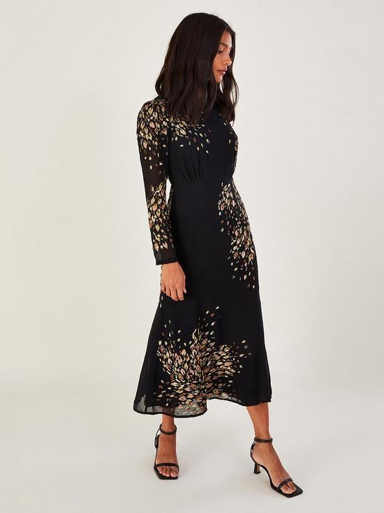 front image of monsoon-wendynbspembroidered-midi-dress-black