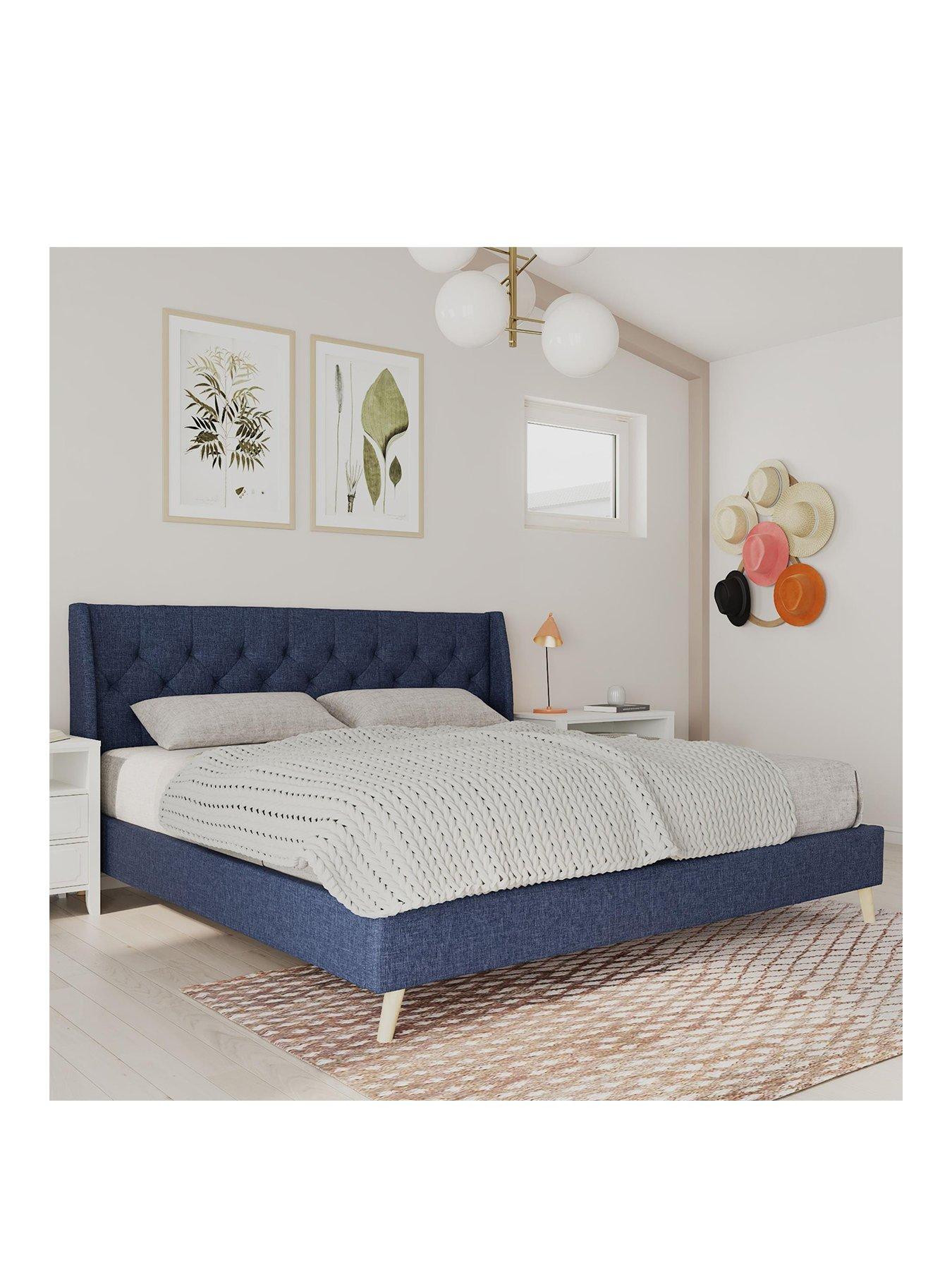 Dorel Home Thea Double Linen Bed