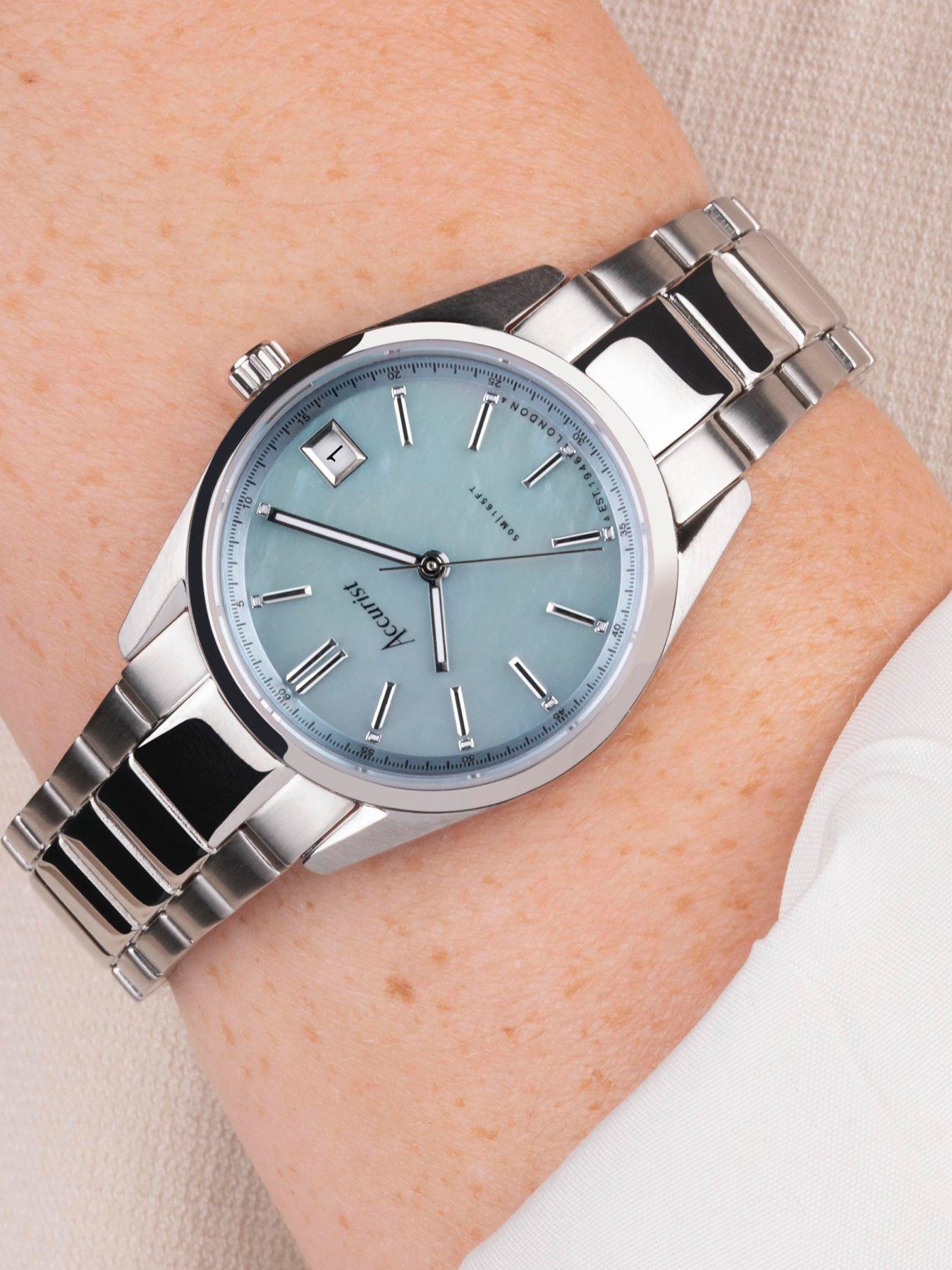  image of accurist-everyday-womens-silver-stainless-steel-bracelet-analogue-watch