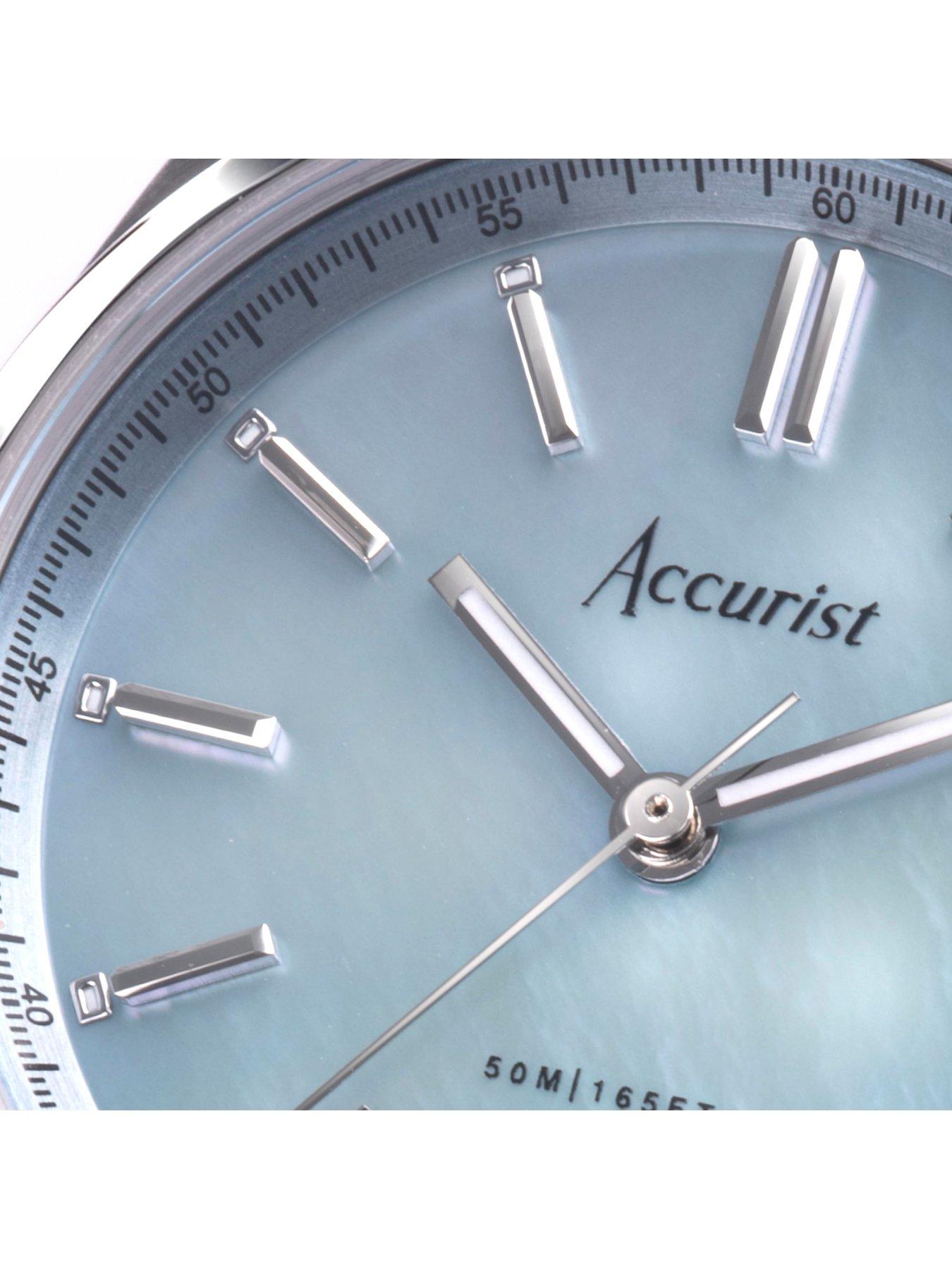  image of accurist-everyday-womens-silver-stainless-steel-bracelet-analogue-watch