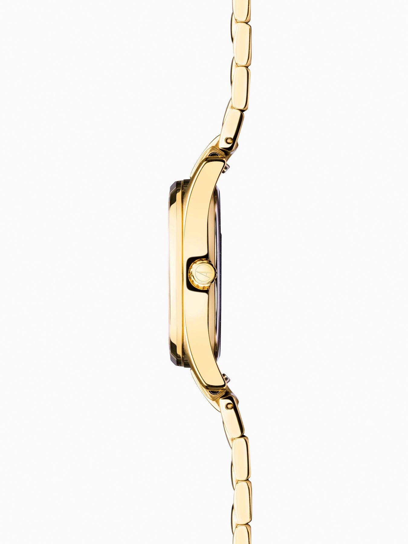  image of accurist-everyday-womens-gold-stainless-steel-bracelet-analogue-watch