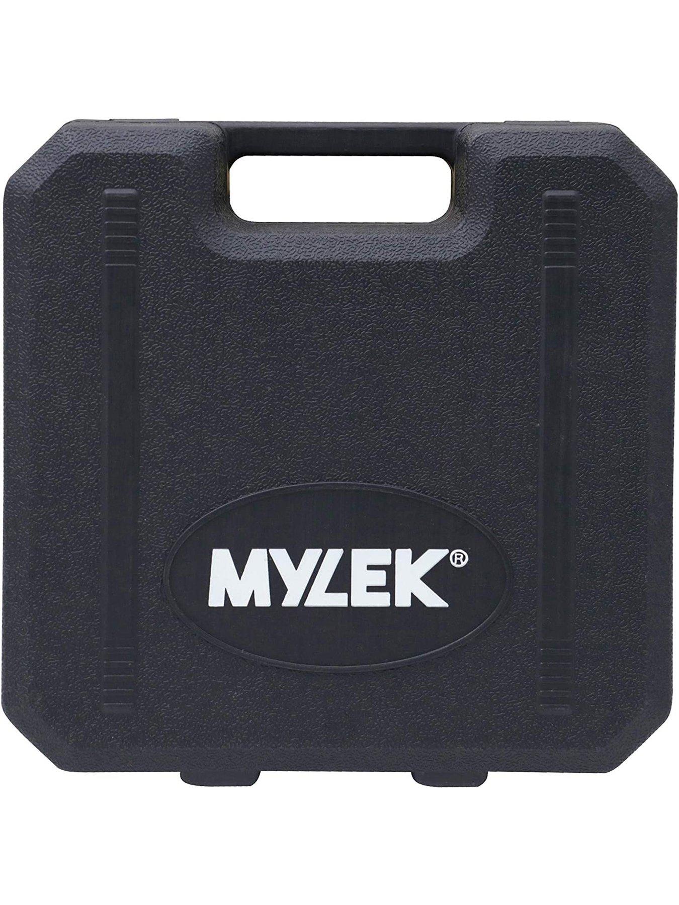  image of mylek-21v-cordless-drill-with-29-piece-accessory-set-and-carry-case
