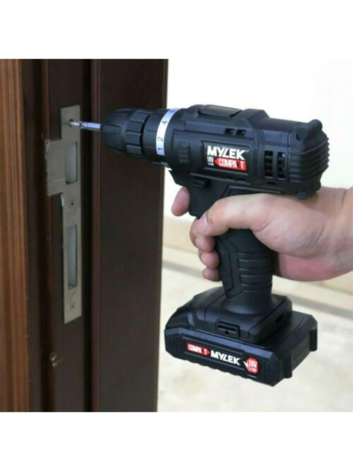 Image 2 of 7 of Mylek Myw09 18V Cordless Drill Electric Screwdriver Set