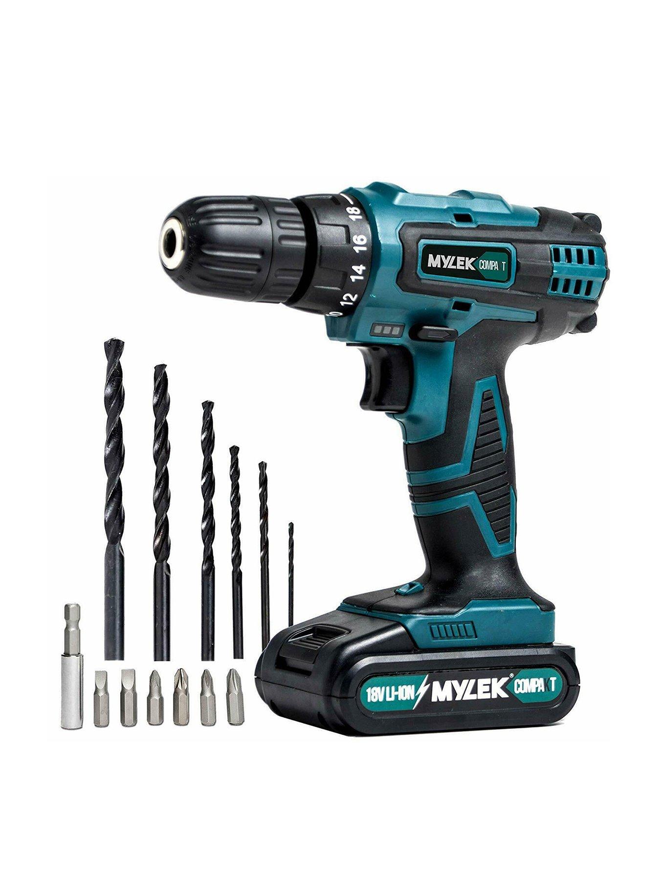 Mylek 18V Cordless Driver-Lithium Ion Drill